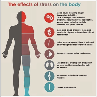 Chronic stress can cause heart trouble